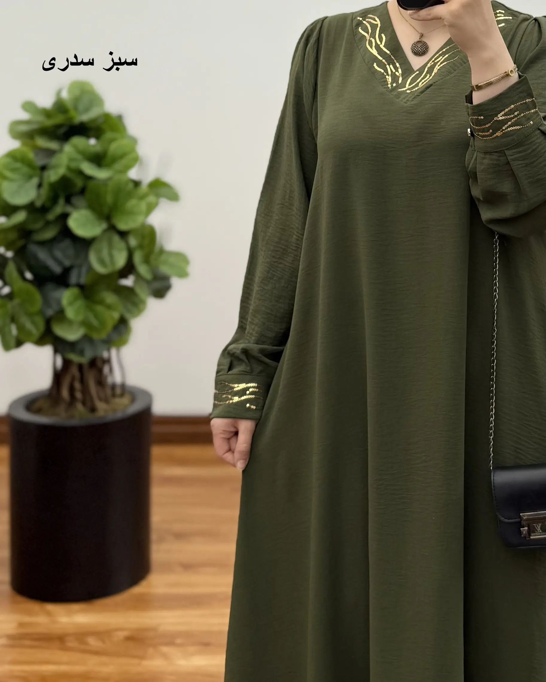 پیراهن مانتویی سوپر کلوش پولکی